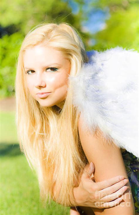 Blonde Angel Photograph By Jorgo Photography