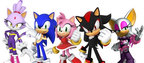 Sonic Amy Shadow Rouge And Blaze By Bandidude On Deviantart