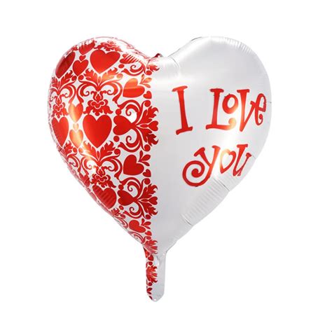 Partyshow I Love You Heart Shape Foil Balloon For Valentines Day