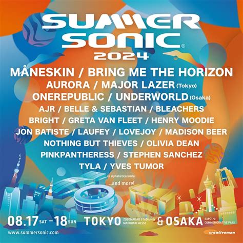 Summer Sonic Bangkok 2024 Lineup Ilyssa Karlene