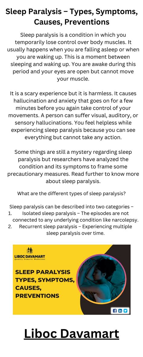 Ppt Sleep Paralysis Types Symptoms Causes Preventions Powerpoint Presentation Id11819475