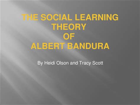 Conclusion Of Bandura Social Learning Theory Hot Sex Picture