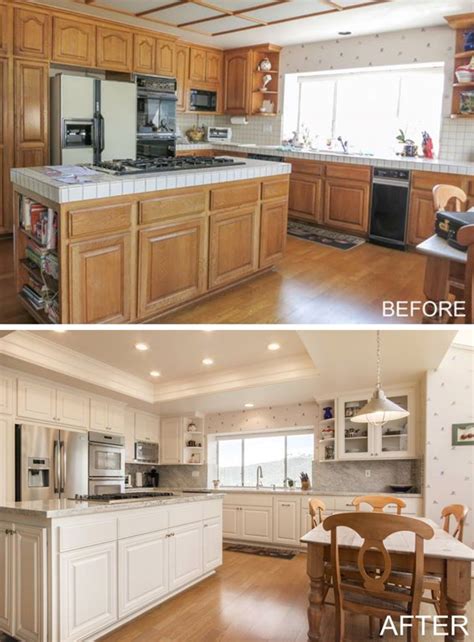 Any one have any experience with home depot's refacing? Kitchen Cabinet Refacing-Before and After | Refacing ...