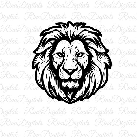 Lion Face Svg Lion Head Svg Lion Svg Lion King Svg Leo Etsy