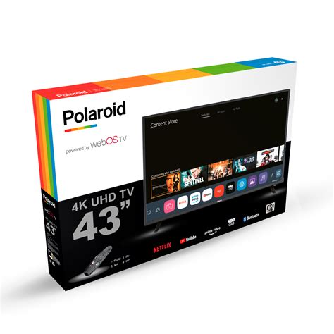 Polaroid 4K UHD Smart WebOS 43 Polaroid