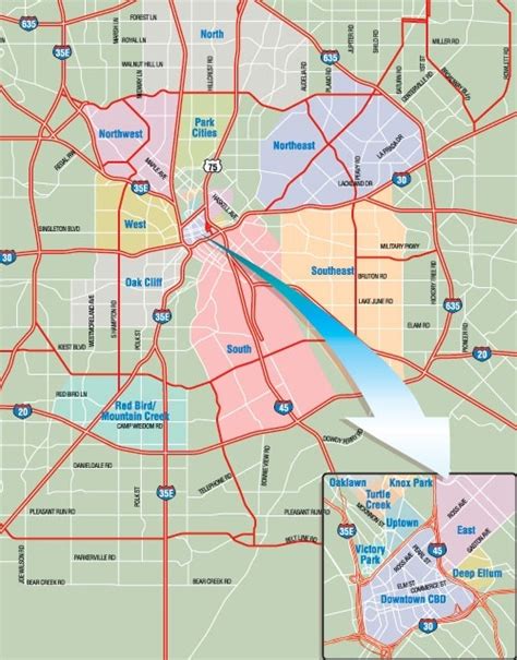 Map Of North Dallas Suburbs Draw A Topographic Map