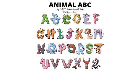 Ich zeige dir das komplette alphabet mit großartigen detailaufnahmen von jedem buchstaben. My First 100 Animals Alphabet Book: Animal ABC Book ...