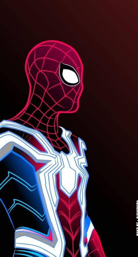 Spiderman Neon Wallpaper 4k Wallpaper Hd