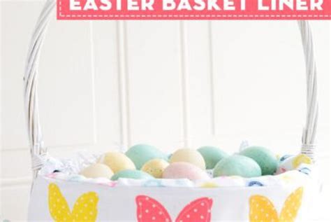How To Make A Basket Liner Polka Dot Chair Easter Basket Liner Custom Easter Baskets