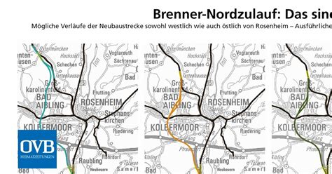 Brenner Nordzulauf Das Sind Die Fünf Möglichen Trassen Ovb