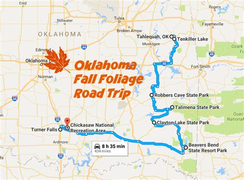 Best Fall Foliage Road Trip To Take In Oklahoma