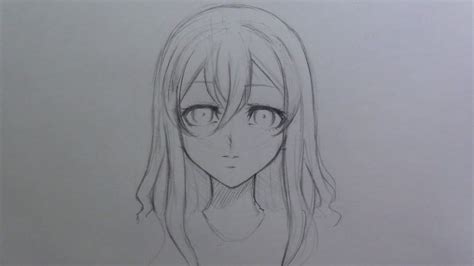 Mini Tutorial How To Draw Female Manga Anime Hair Youtube