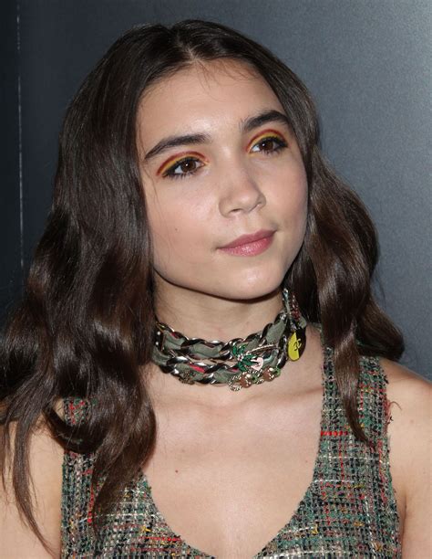 Celebrities Trands Rowan Blanchard At The Launch Of Chanel No 5 Leau