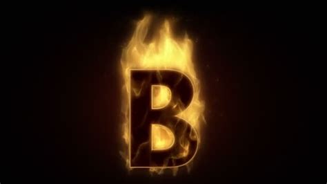 Fiery Letter F Burning — Stock Video © Cliparea 52171289