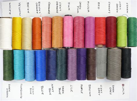 40 yards of Waxed polyester thread. 1 mm.You can split the 20