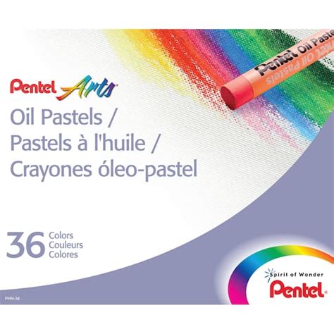 Pentel Arts 36 Color Oil Pastels Set Michaels