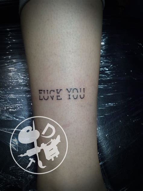 Aggregate Fuck You Love You Tattoo Latest In Cdgdbentre