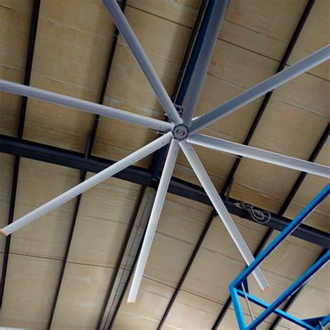 The optimal blade pitch for a ceiling fan is between 12 to 15 degrees. 4900mm 16 Foot Ceiling Fan , HVLS Large Indoor Ceiling ...
