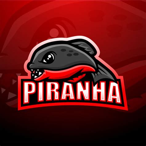 Piranha Logo Emblem Illustrations Royalty Free Vector Graphics And Clip