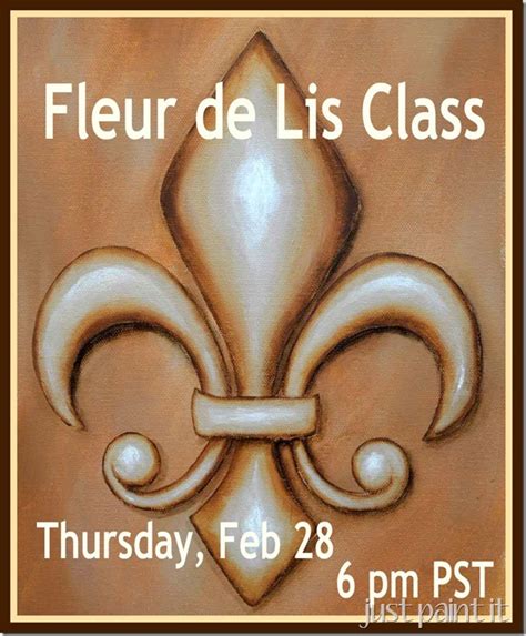 I'm showing you, how to do your own face frame highlights, bright up your look, with a toothbrush. Fleur de Lis Painting Class - Just Paint It Blog