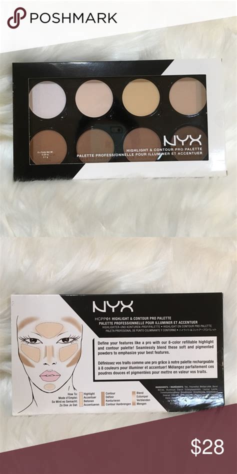 Bnib Nyx Highlight And Contour Pro Palette Contouring And