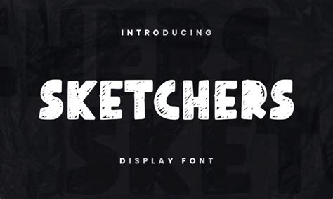 33 Best Sketched Fonts For Designs With Character