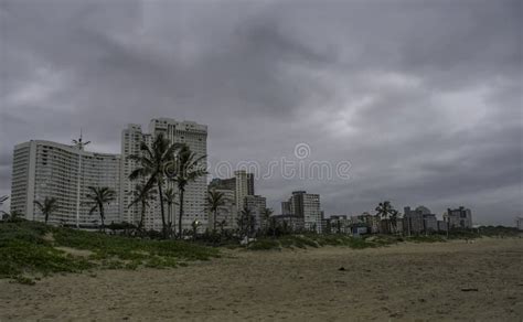 Durban Beach Promenade Skyline Editorial Image Image Of South