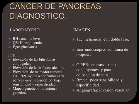 Ppt Cancer De Pancreas Powerpoint Presentation Free Download Id