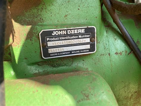 1987 John Deere 4450 Row Crop Tractors Stamford