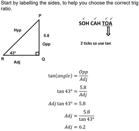 Gcse Trigonometry Sine Cosine Tangent Angles And Triangles