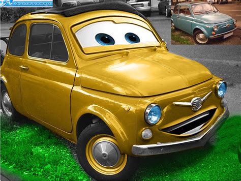 Disney Pixar Cars Fiat 500 By Luigistill Virtualtuningit