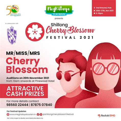 Shillong Cherry Blossom Festival 2021 Meghalaya Tourism