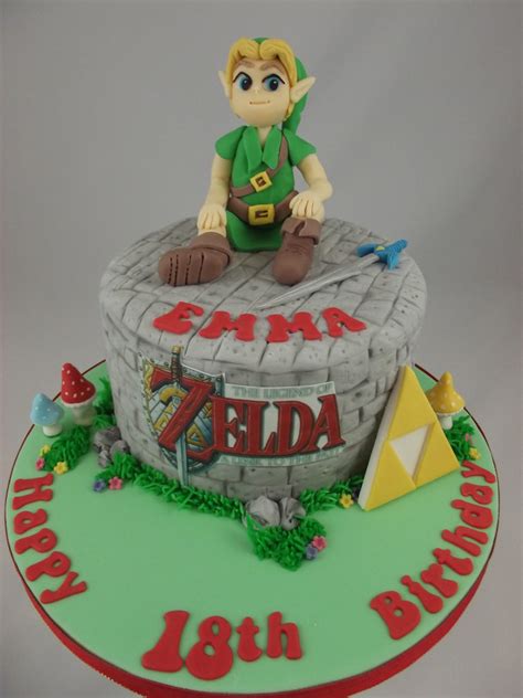 The Legend Of Zelda Cake Hand Made Fondant Model Of Link