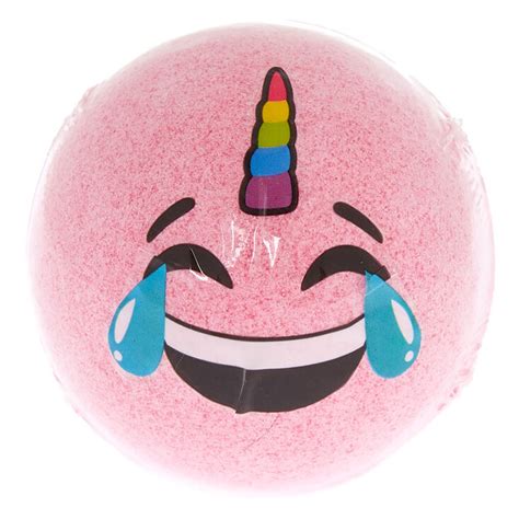 Crying Unicorn Emoji Bath Bomb Pink Claires Us