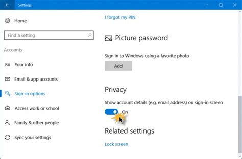 How To Remove Email Address From Login Screen In Windows 1110