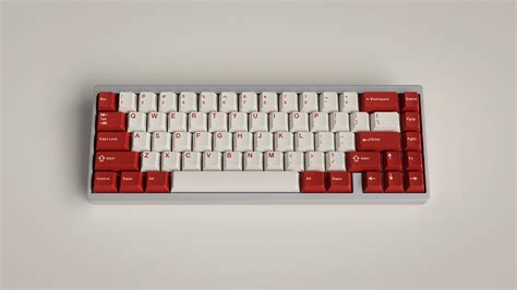 keycult no 1 65 custom pc keyboards classic red