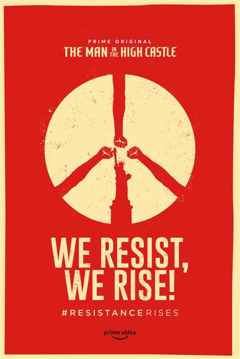 We Resist We Rise Von Jaye Atienza High Castle Propaganda Posters