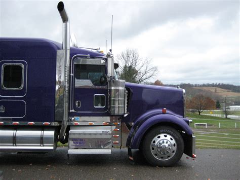 Purple Trucks Semi Trucks Big Rig