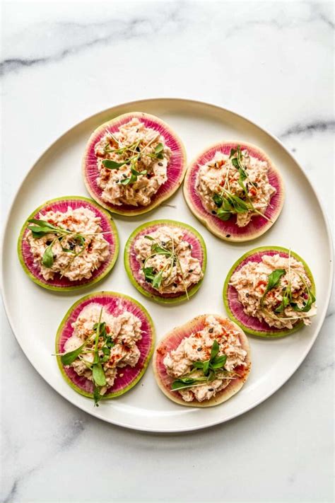 Watermelon Radish Appetizer Bites This Healthy Table