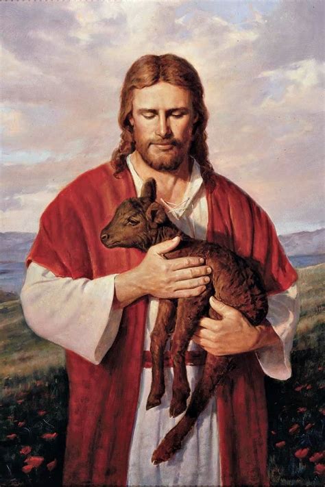 I wasn't sure if i would like it before i ordered it, but it is nice. Del Parson - "Black Lamb" | Lds art, Pictures of jesus ...