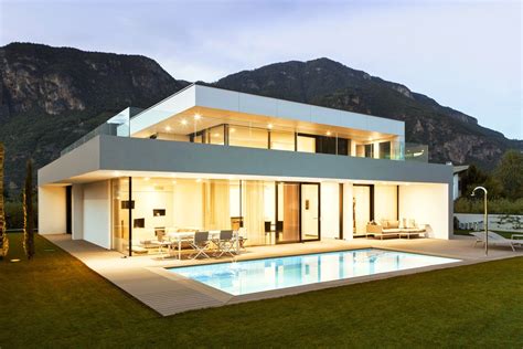 Luxury Luxus Häuser Ideen Architektur Mit Blick Auf Den Pool Modern
