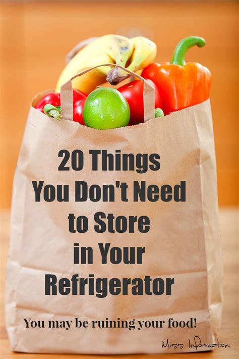 20 Things You Shouldn T Be Putting In Your Fridge Food Saver Fruit And Vegetable Storage