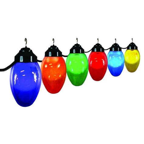 Polymer Products 6 Light Outdoor Holiday String Light Set Of Assorted