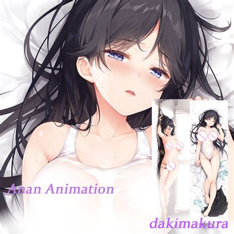 newest and best here 150x50 kuroinu anime dakimakura pillowcase hug body cover 59 olga