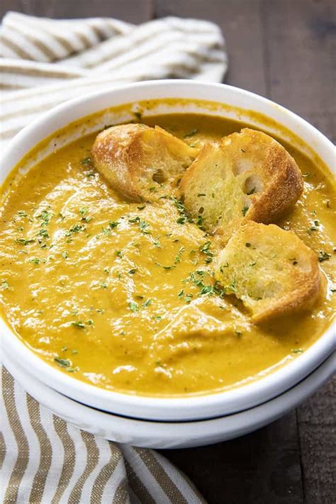 Although it is good now we are sure it will be even better tomorrow. Easy Pumpkin Soup - The Salty Marshmallow