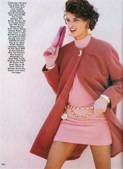 Us Vogue September 1990 Linda Evangelista By Patrick Demarchelier And