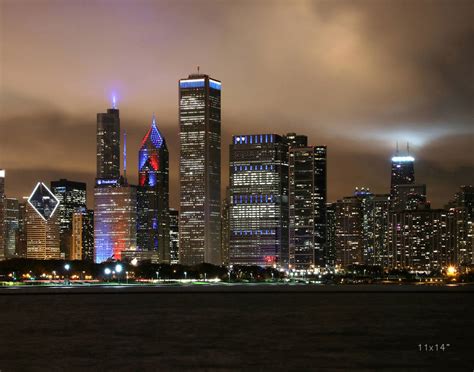 Chicago Cubs Skyline Picture Instant Download Digital Print Copy