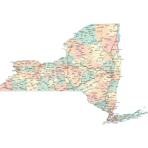 Map Of Eastern New York State Pinellas County Elevation Map