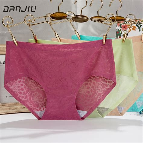 Danjiu Sexy Summer Style Fashion Womens Panties Ice Silk Cool