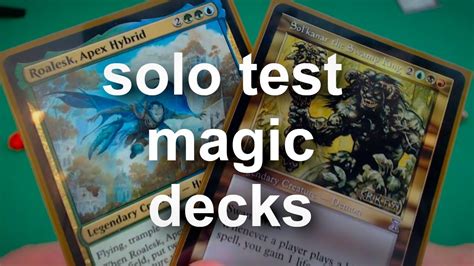 (learn how decklists from mtg arena are selected here.) How-To SOLO test & improve your Magic decks | mtg # ...